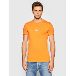 Calvin Klein pánské oranžové triko - L (SEK)